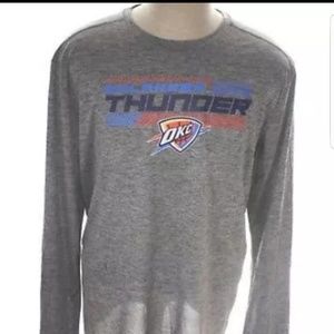 Mens size large OKC Thunder long sleeved shirt